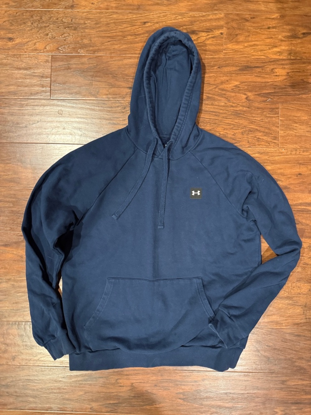 Under Armour Navy Blue Hooded Pullover Sweatshirt